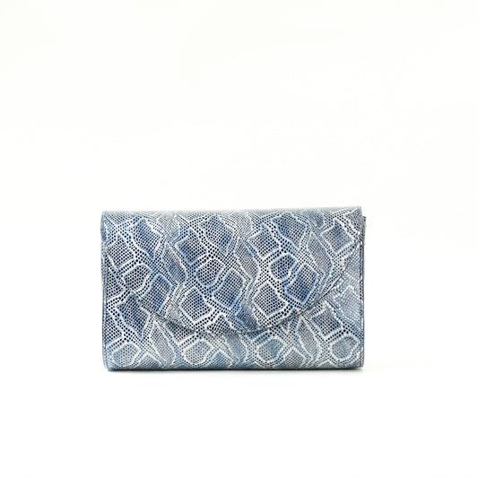 Crossbody NIEUWE COLLECTIE - blauw/zilver snake