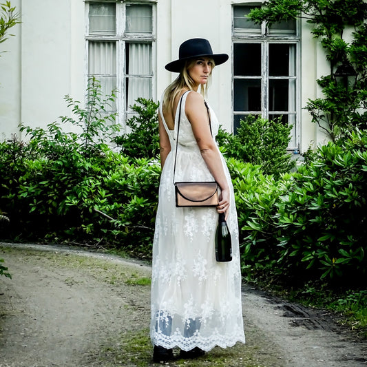 schoudertas metallic