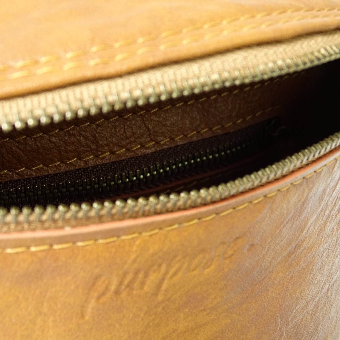 Fanny pack/buideltasje - cognac
