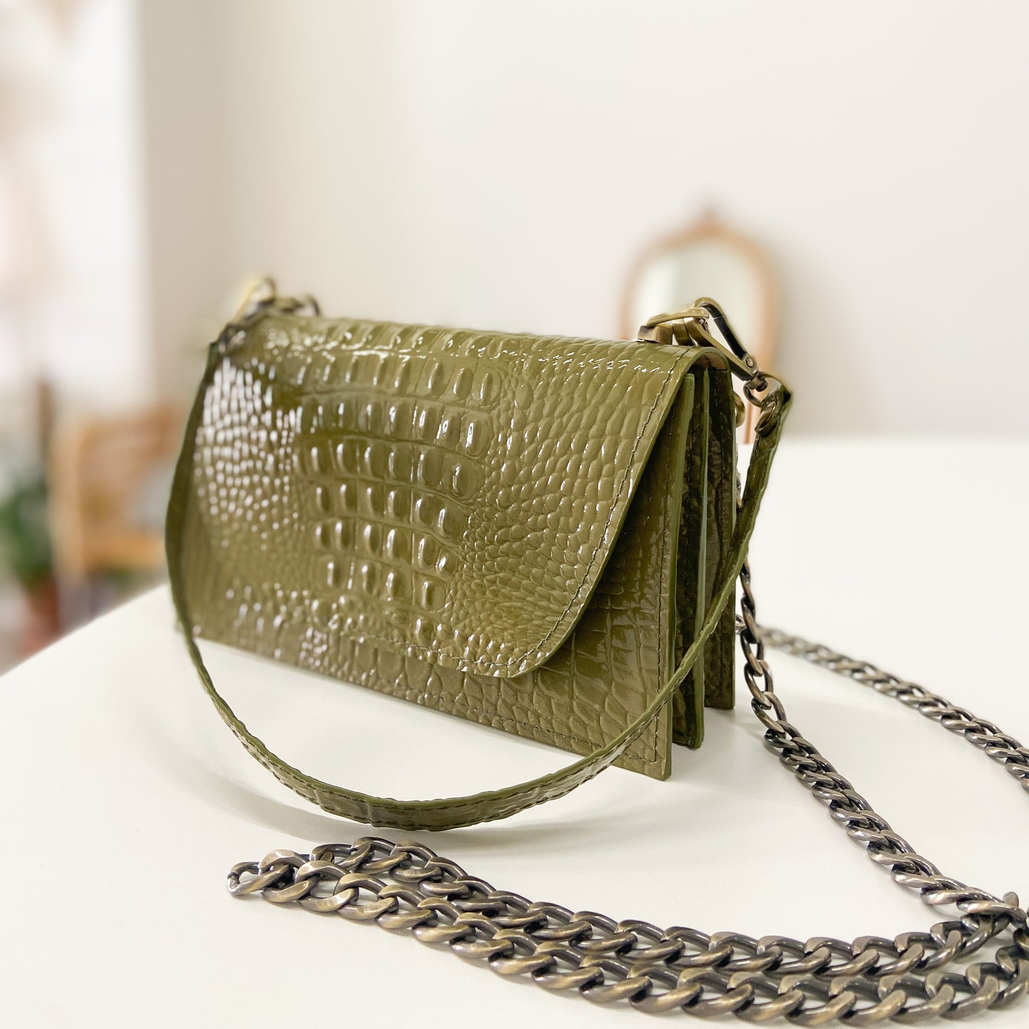 Little domino - met korte riem & ketting