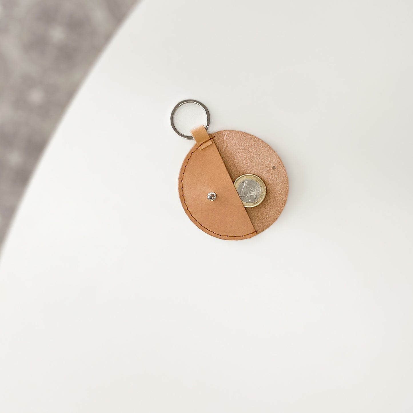 Sleutelhanger - voor munt of boodschap