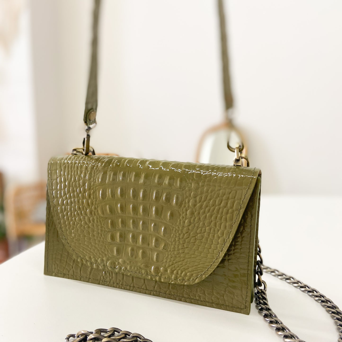 Little domino - met korte riem & ketting