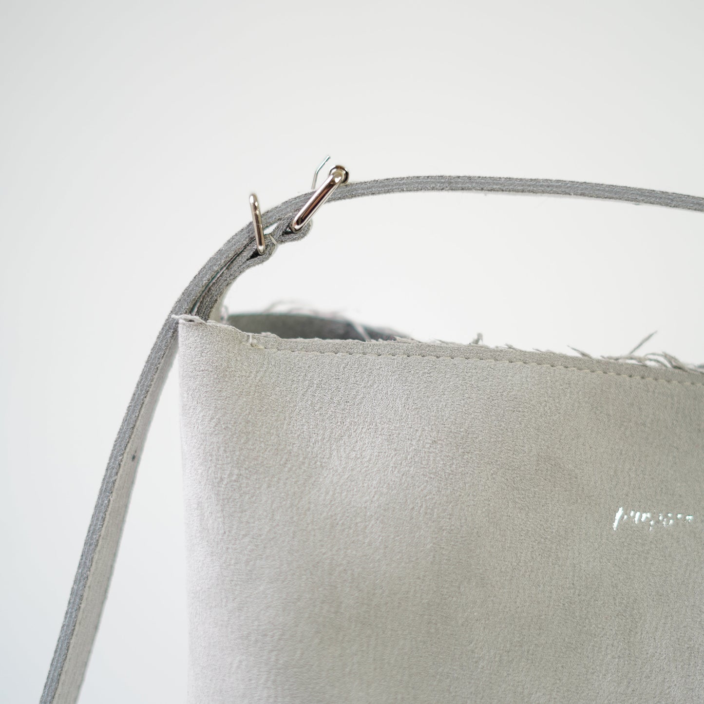 Bucket bag - lichtgrijs