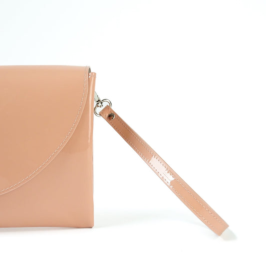 clutch roze laqué