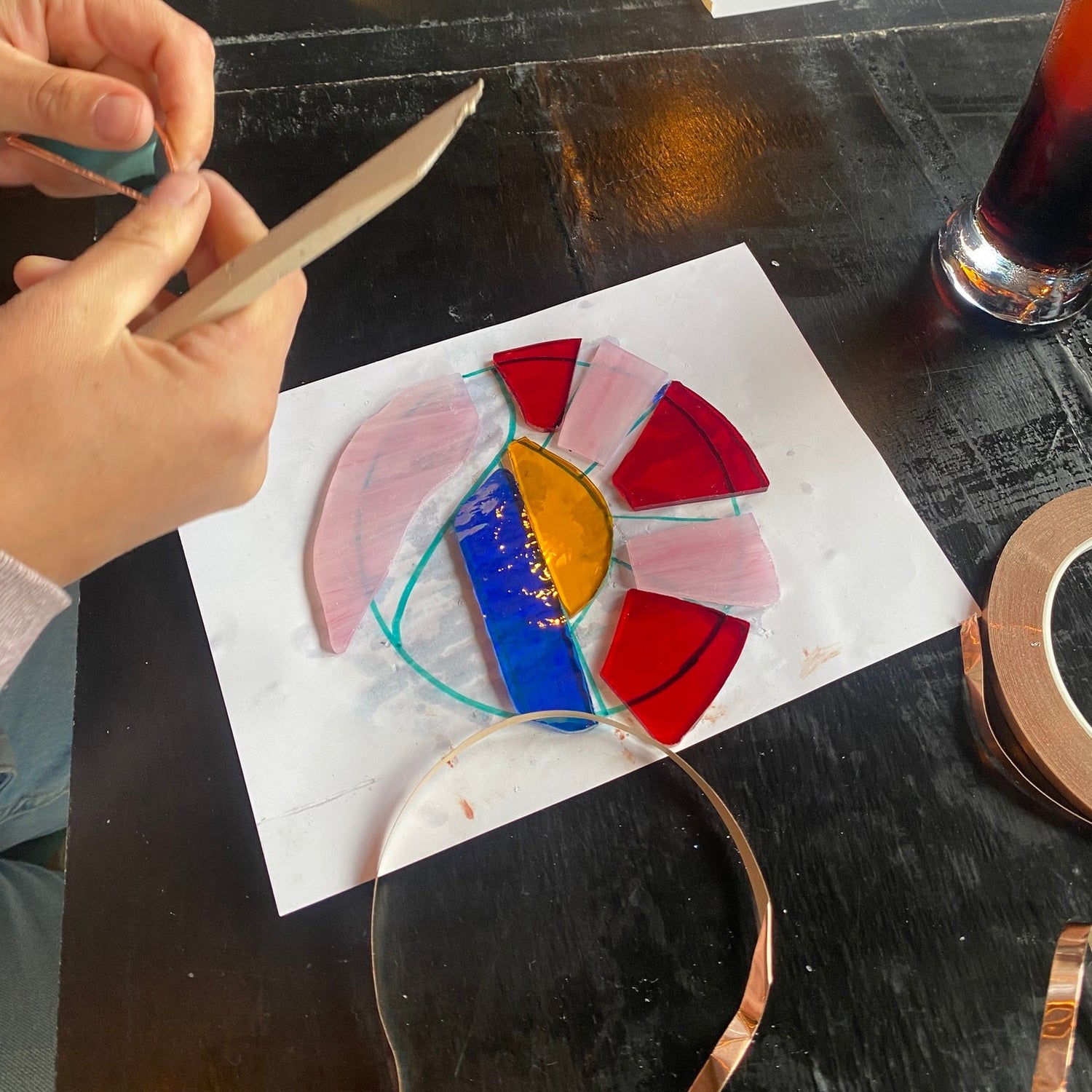 Eenmalige Glas in lood workshop Brugge