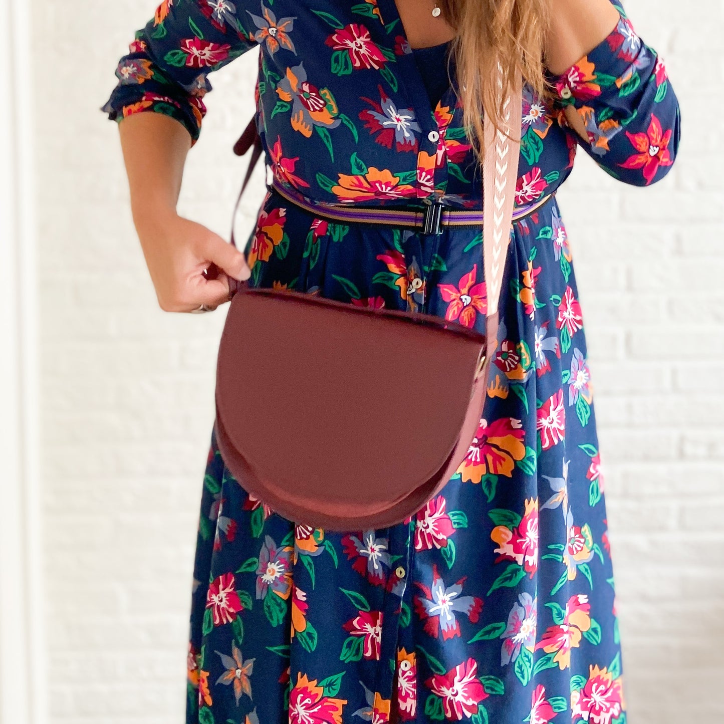 Saddle bag - bordeaux